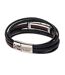 Bracelet noir/rouge homme geographical norway 315129 - taille unique-2