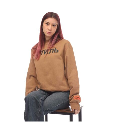 Sweat femme marron Heron Preston
