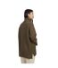 Womens/ladies Fisherman Zip Neck Jumper Khaki Brave Soul-2