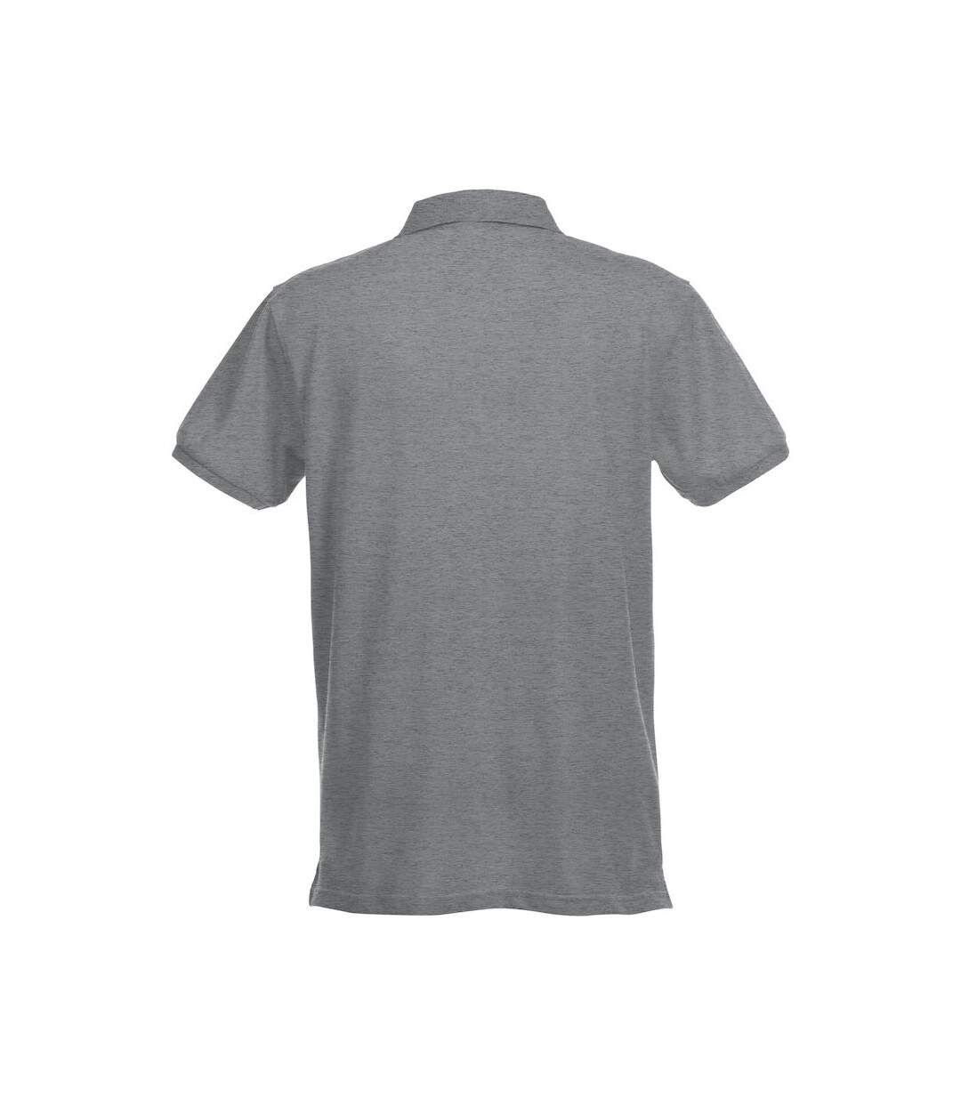 Clique Mens Melange Polo Shirt (Gray)
