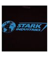 Marvel - T-shirt STARK INDUSTRIES - Homme (Noir / Bleu) - UTTV414