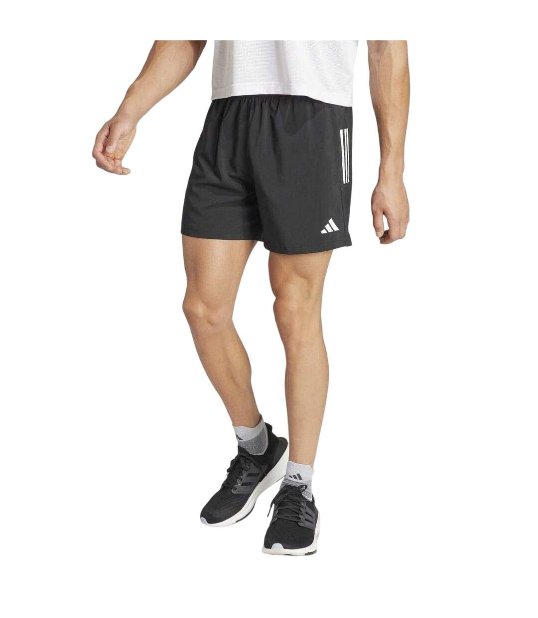 Short De Course Motif/style Logo Own The Run Homme Noir Adidas-4