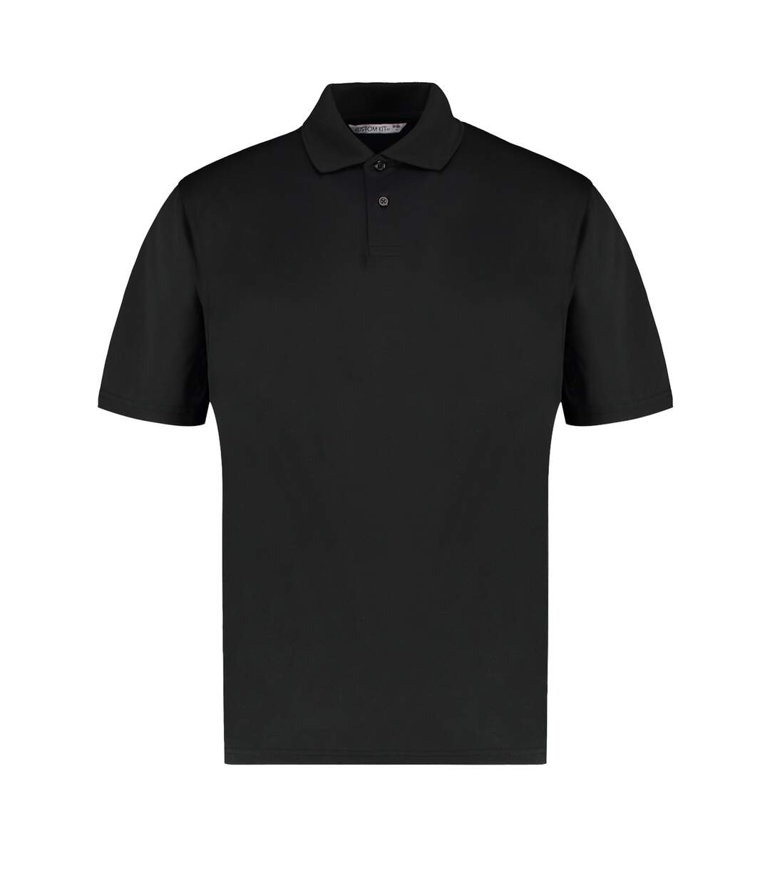 Polo homme noir Kustom Kit-1