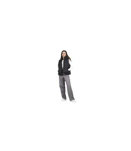 Womens/ladies Cello Padded Short Gilet Black Brave Soul