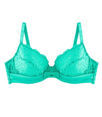 Soutien-gorge corbeille bonnets B, C et D menthe Innocente