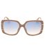 Lunettes De Soleil Motif Dégradé Femme Taille Unique Beige Guess-1