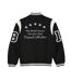 Veste bomber noir homme converse luxe varsity-2