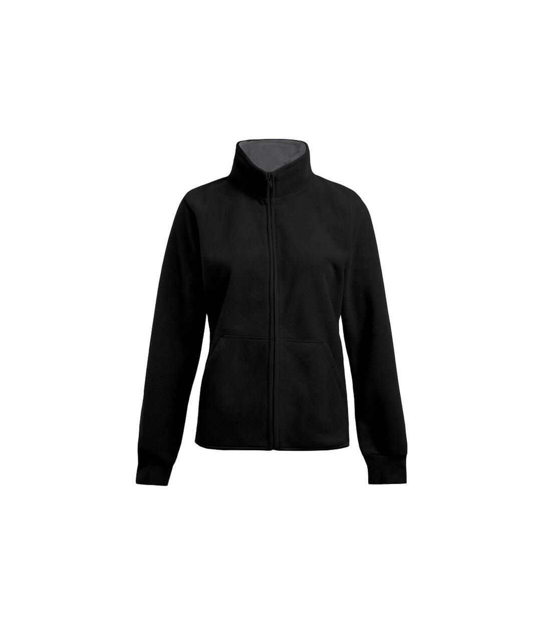 Veste Femme Noir Gris Clair Uni Promodoro-1