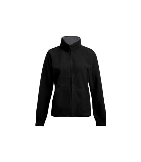 Veste Femme Noir Gris Clair Uni Promodoro