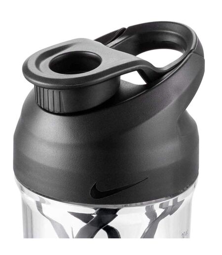 Nike TR Hypercharge Shaker Bottle (Clear/Black) (One Size) - UTCS342