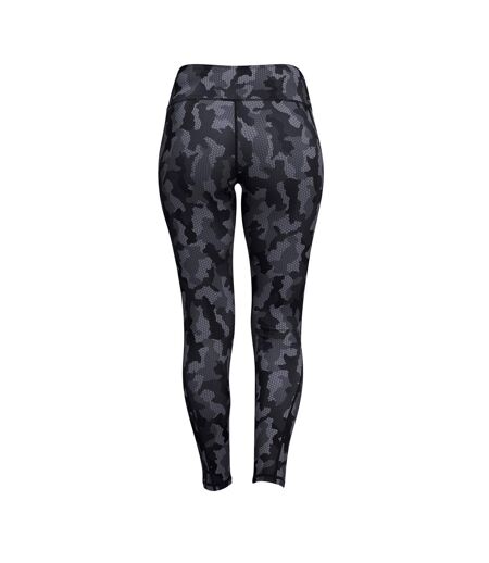 Tri dri womens/ladies performance hexoflage leggings camo charcoal Tri Dri Performance Hexoflage