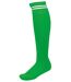 chaussettes sport - PA015 - vert kelly rayure blanche