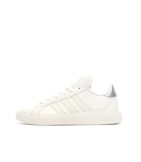 Baskets ecru femme adidas grand court base 2.0