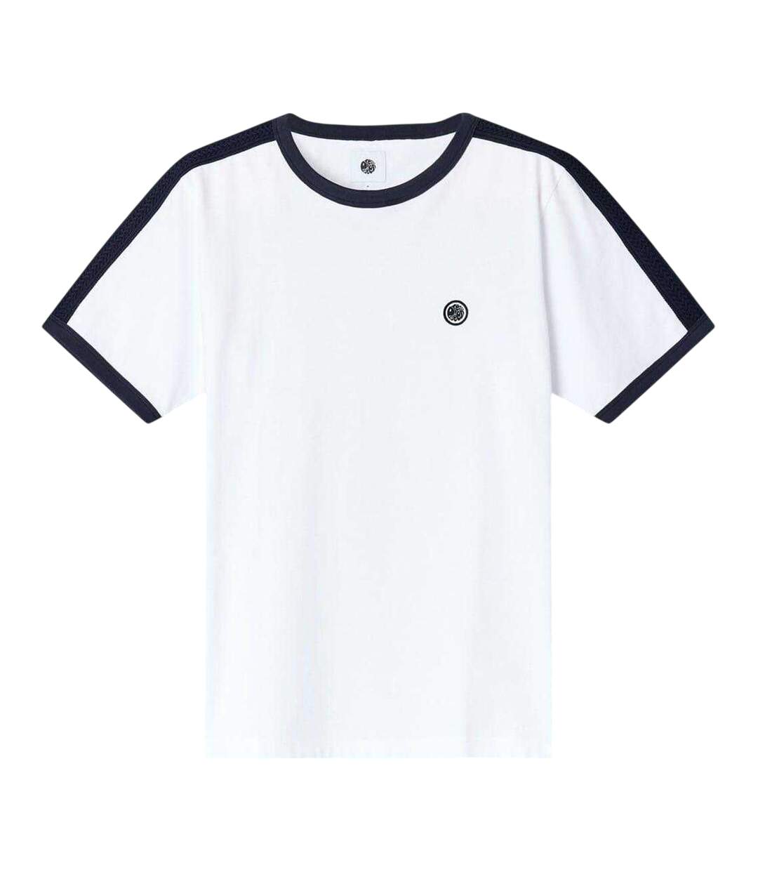 T-shirt Denton Homme Blanc Pretty Green-2