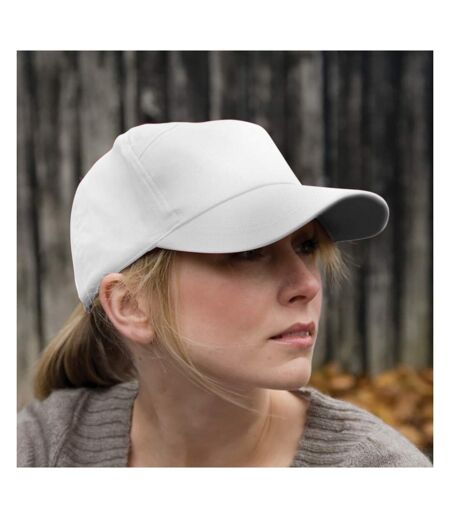 Result Unisex Plain Baseball Cap (White) - UTBC955