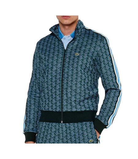 Veste zippé vert/bleu homme lacoste sh1368