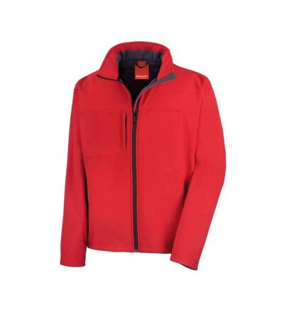 Veste softshell classic homme rouge Result