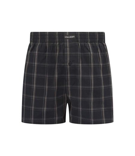 Lot De 3  Caleçons Tissés À Taille Élastiquée Homme Noir Lyle & Scott