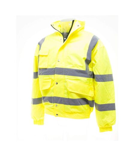 Veste bomber haute visibilité homme jaune haute visibilité Yoko