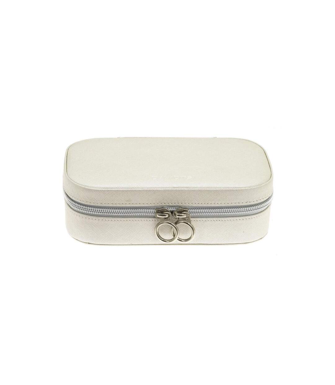 Davidts - Coffret à bijoux rectangle Zip'n go - beige - 7611-3