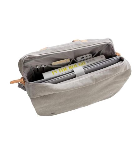 Canvas laptop bag one size grey XD Collection