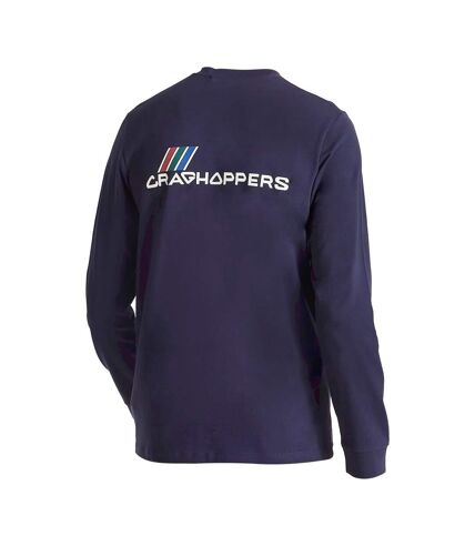 Womens/ladies holmes long-sleeved t-shirt blue navy Craghoppers