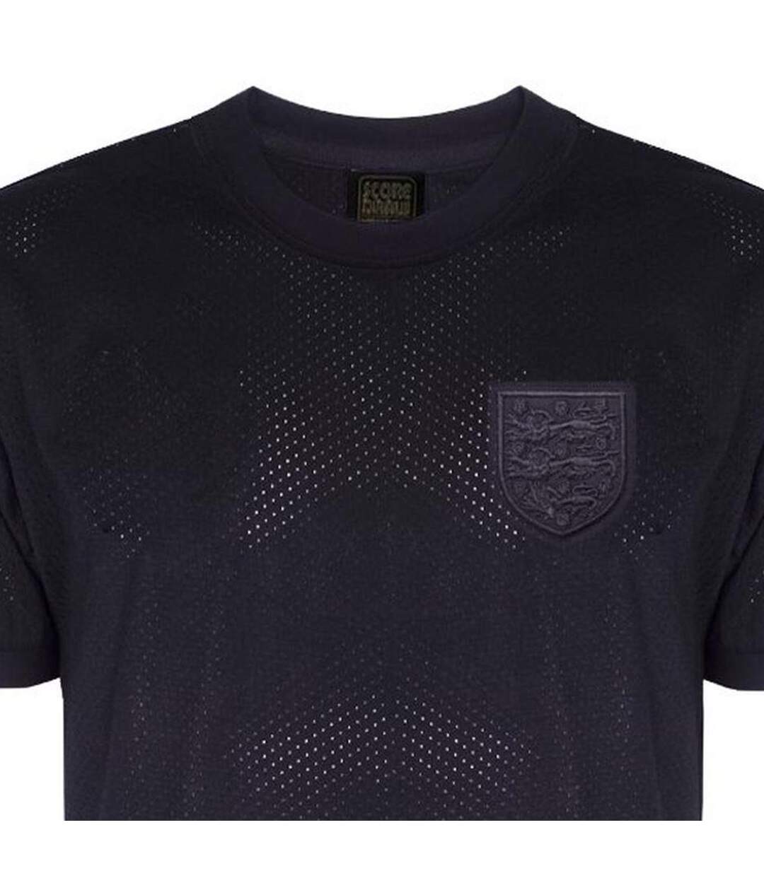 T-shirt Motif/style England Fa Homme Noir Score Draw-3