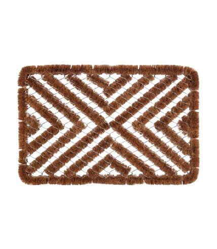 Groundsman Rectangular Boot Scraper Mat (Brown) (One Size) - UTST7331