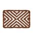 Groundsman Rectangular Boot Scraper Mat (Brown) (One Size) - UTST7331