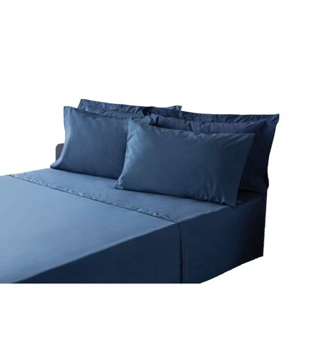 Polycotton extra deep fitted sheet navy Belledorm