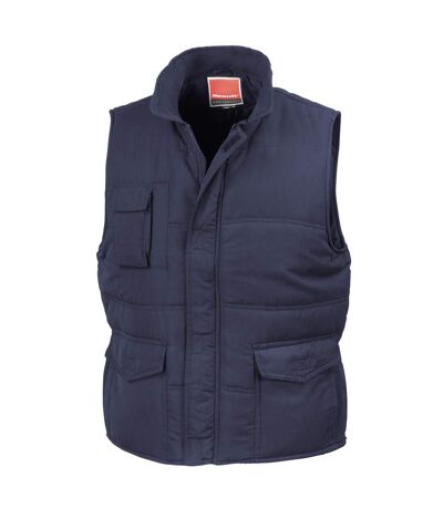 Mens mid-weight bodywarmer showerproof windproof jacket navy blue Result