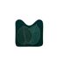 Tapis Contour WC Microfibre Jade 45x45cm Vert