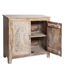 Buffet en manguier 2 portes SHIREL - Marron-4