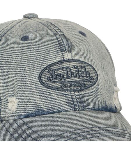 Casquette baseball adulte en jean avec effet destroy Jean Vondutch
