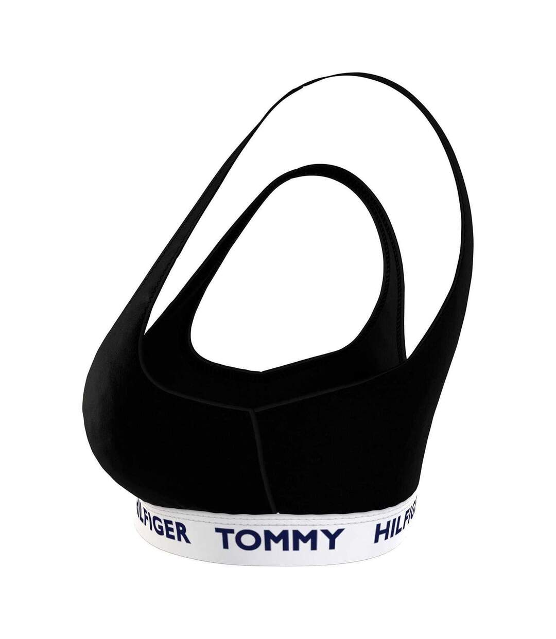 Womens/ladies Logo Bralette Black Tommy Hilfiger-4