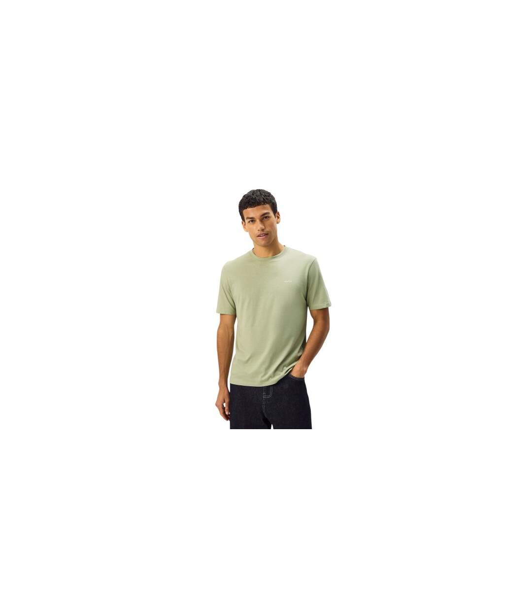 Mens Dero222 Logo T-shirt Green Hugo-1