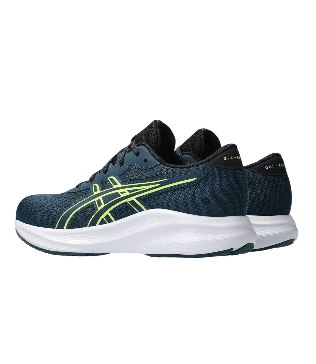 Childrens/kids Gel Excite 11 Gs Shoes Teal Citron Asics-2