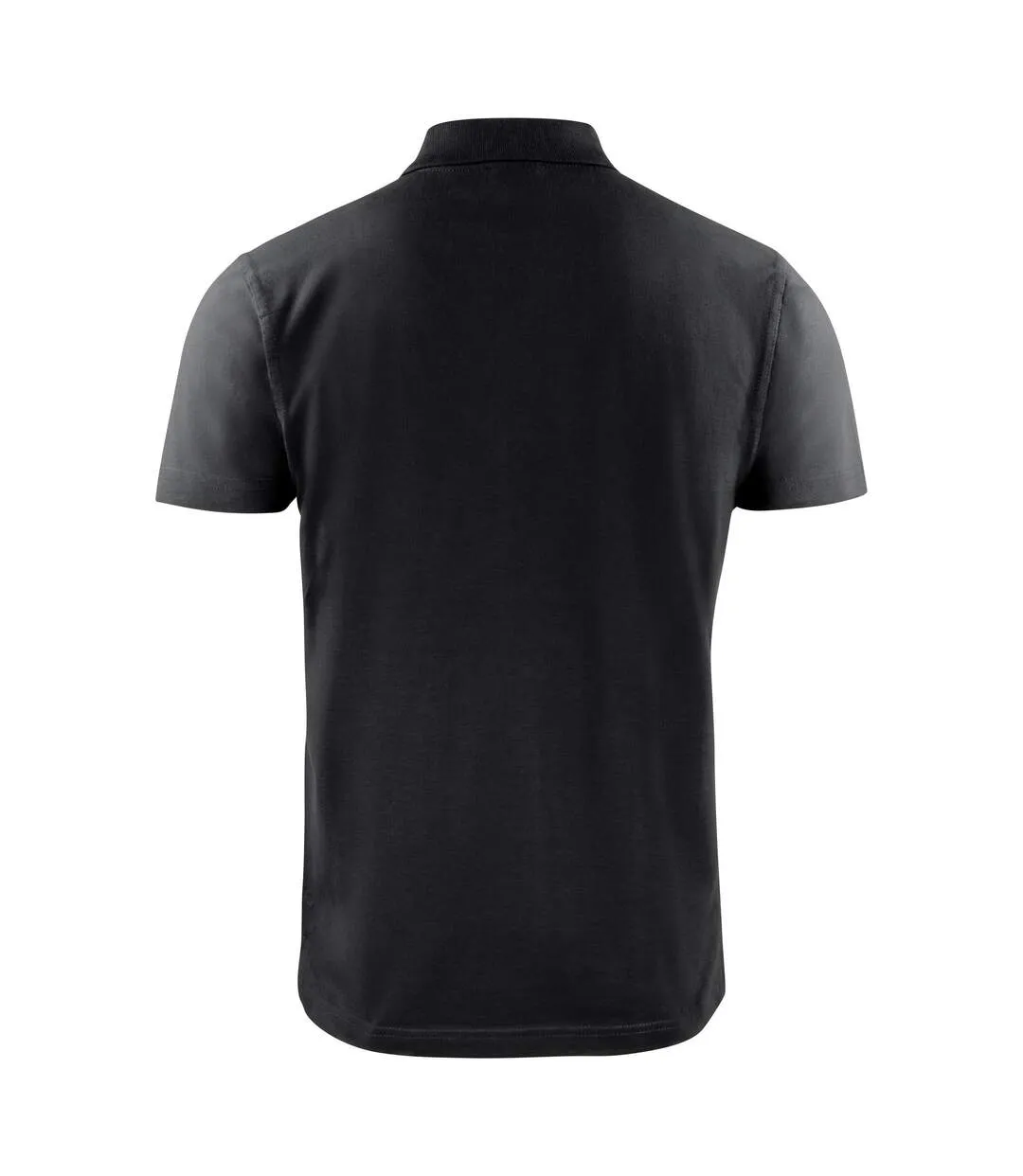 Mens Surf Light Rsx Melange Polo Shirt Black Printer-3