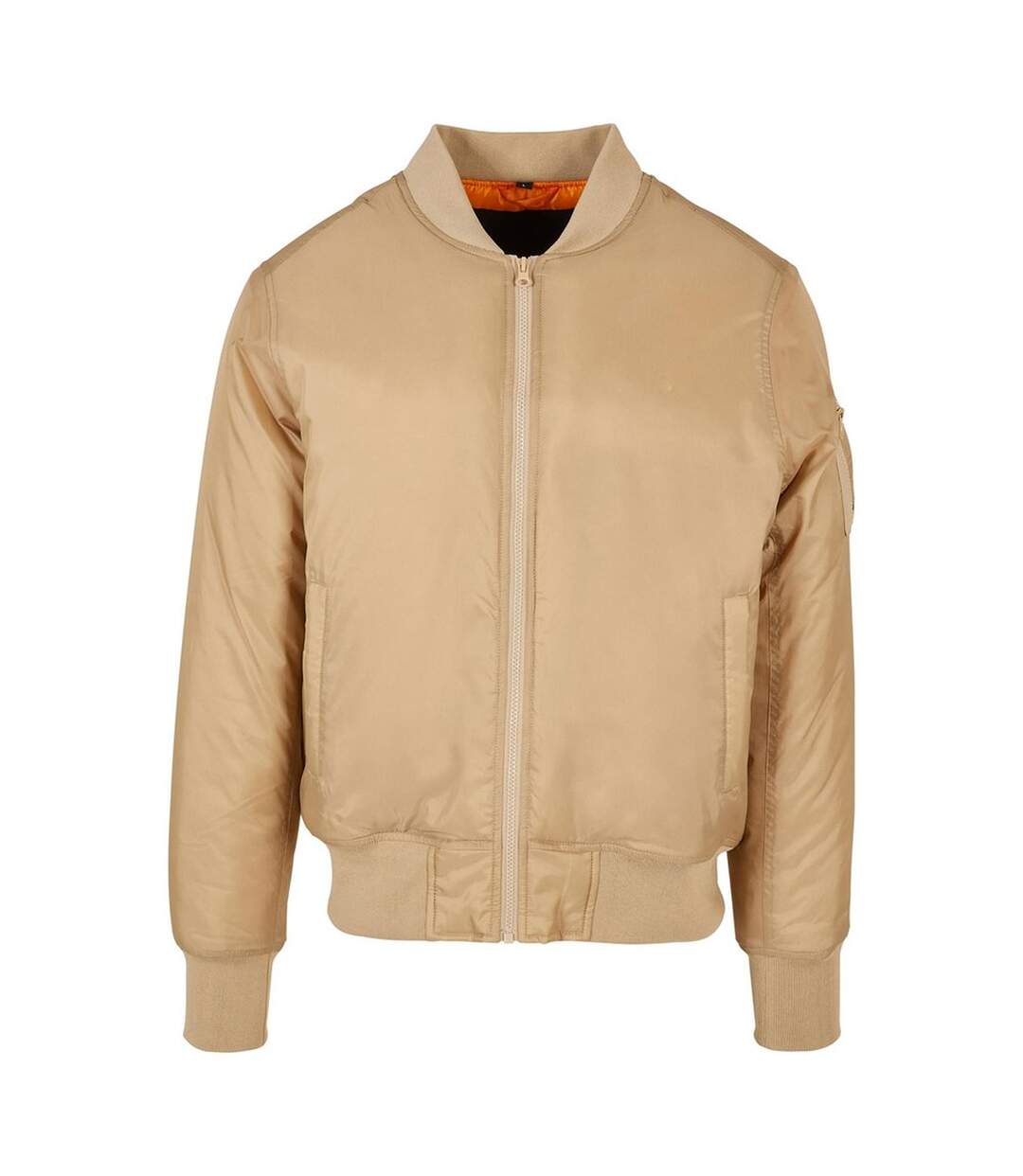 Veste bomber homme beige Build Your Brand