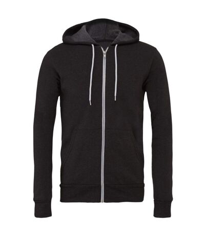 Canvas Unisex Zip-up Polycotton Fleece Hooded Sweatshirt / Hoodie () - UTBC1337