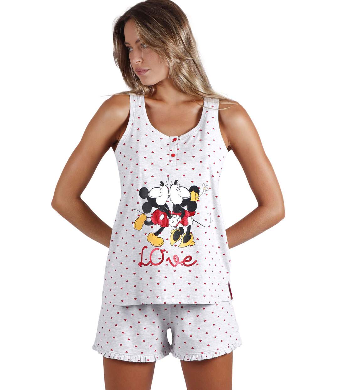 Pyjama short débardeur M Love Disney Admas-1