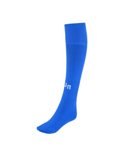 chaussettes sport unies - football - JN342 - bleu cobalt