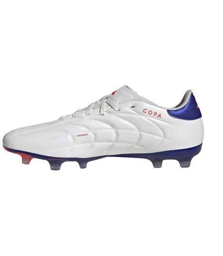 Mens Copa Pure 2 Elite Leather Firm Ground Football Boots White Blue Adidas