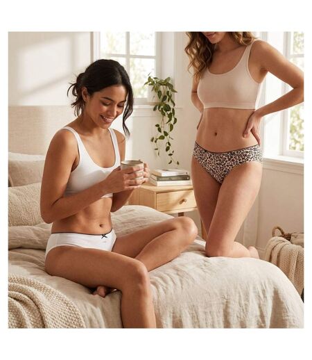 OZABI Pack de Culottes Femme Coton – Lot de 6
