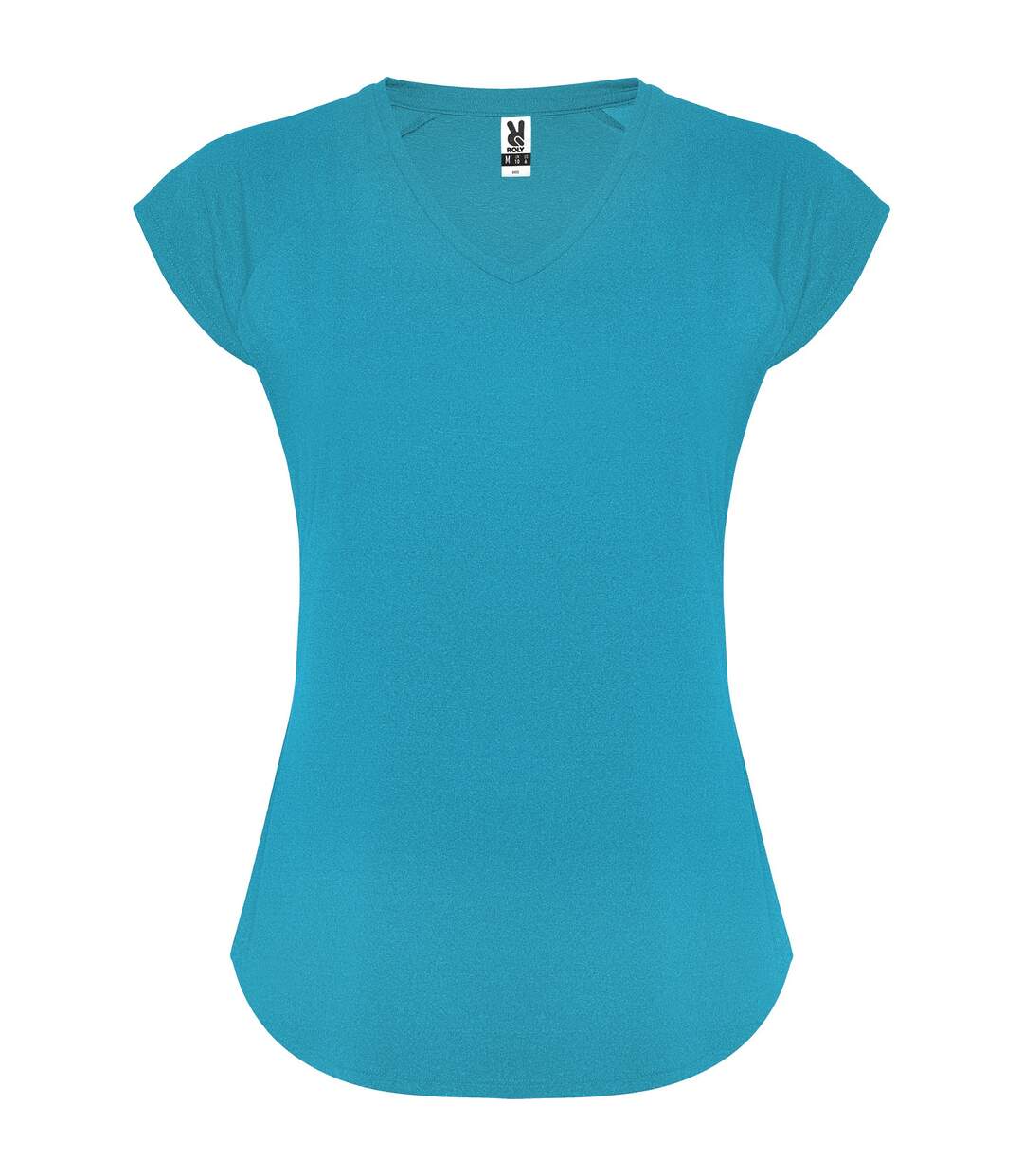 T-shirt Avus Femme Turquoise Vif Chiné Roly Sport-1