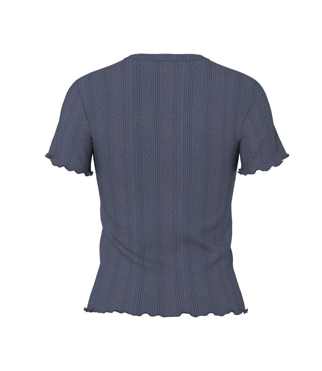 T-Shirt marine femme pieces marie-2