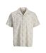 Chemise beige/blanc homme jack & jones kevin - l-1