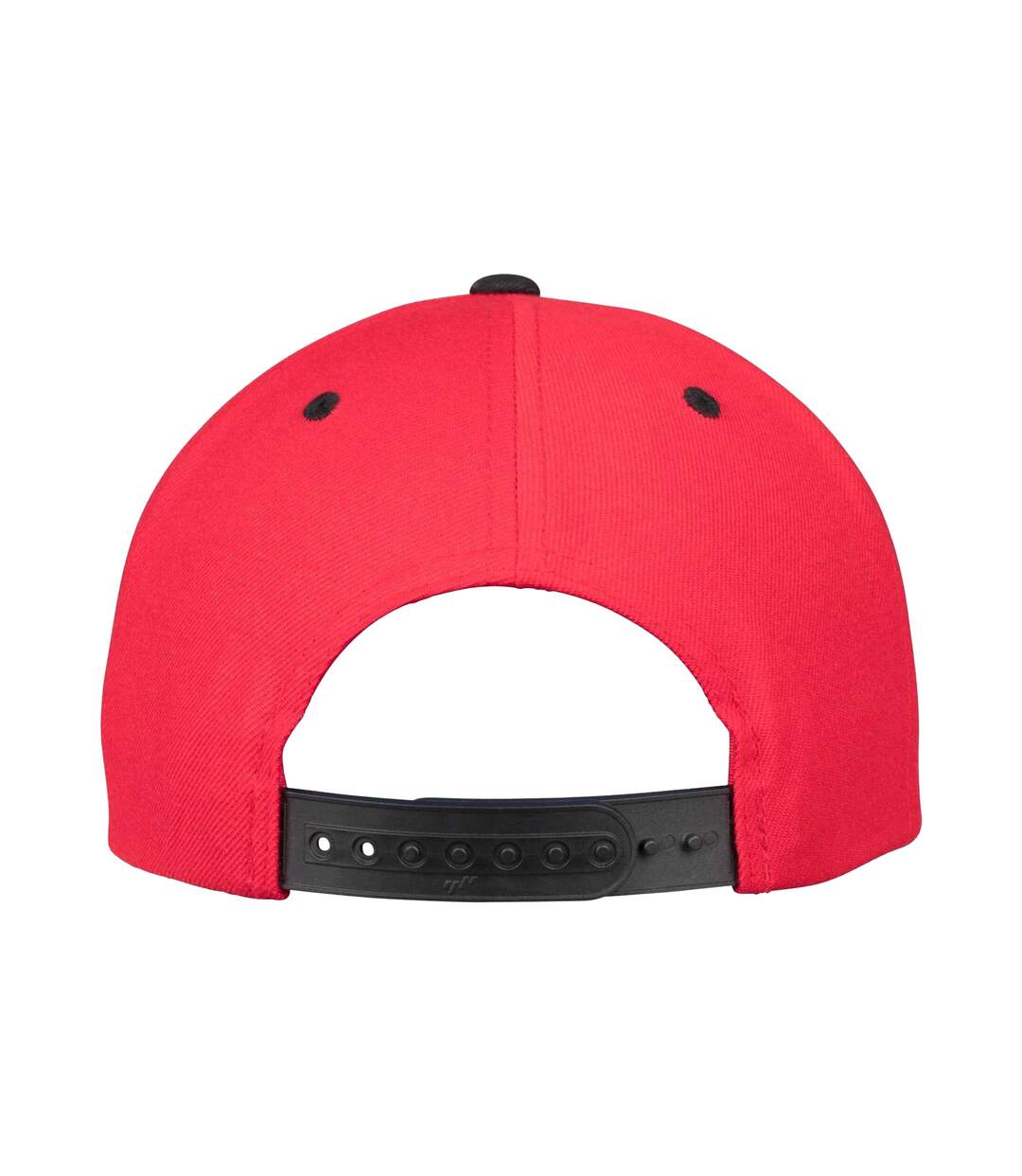 Classic Two Tone Cap Red Black Flexfit-2
