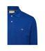 Mens Embroidered Logo Long-sleeved Polo Shirt College Navy Gant-3