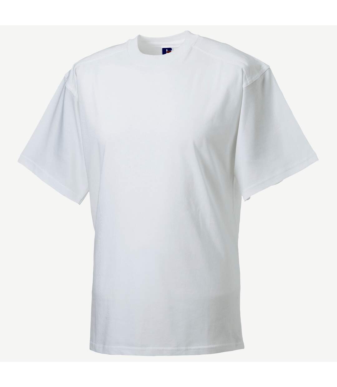 Europe t-shirt à manches courtes 100% coton homme blanc Russell